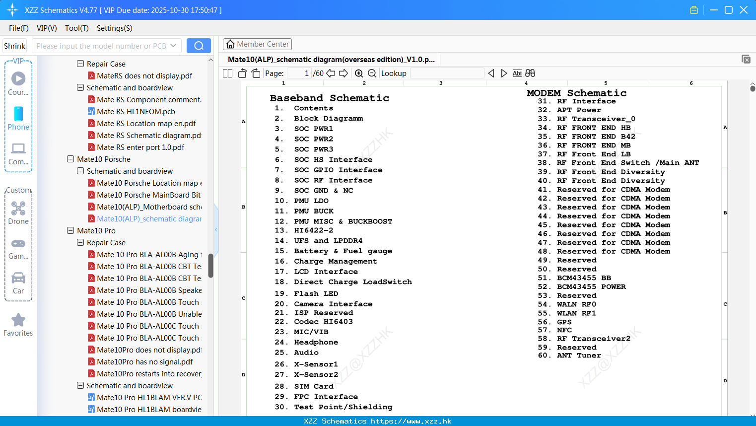 Huawei Mate10(ALP)_schematic Diagram(overseas Edition)_V1.0